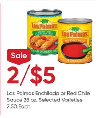 Stater Bros Las Palmas Enchilada or Red Chile Sauce offer