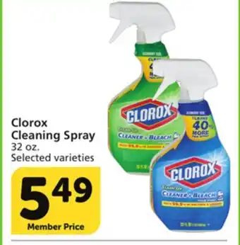 Vons Clorox Cleaning Spray offer