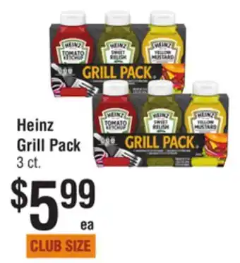 Smart & Final Heinz Grill Pack offer