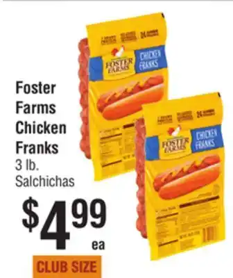 Smart & Final Foster Farms Chicken Franks offer