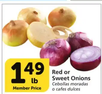 Vons Red or Sweet Onions offer