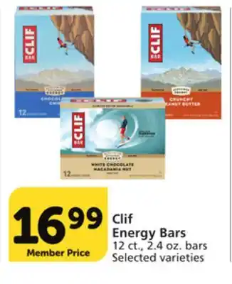 Vons Clif Energy Bars offer
