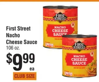 Smart & Final First Street Nacho Cheese Sauce offer