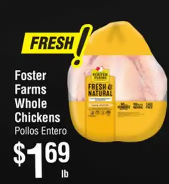 Smart & Final Foster Farms Whole Chickens offer