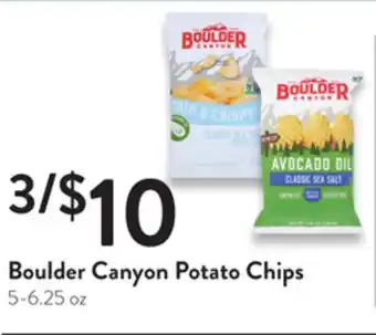 Fresh Thyme Boulder Canyon Potato Chips offer