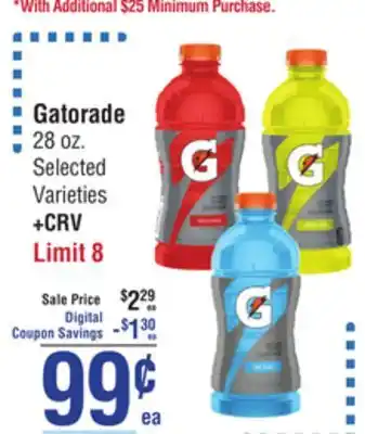 Smart & Final Gatorade offer