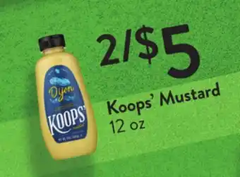 Fresh Thyme Koops' Mustard offer