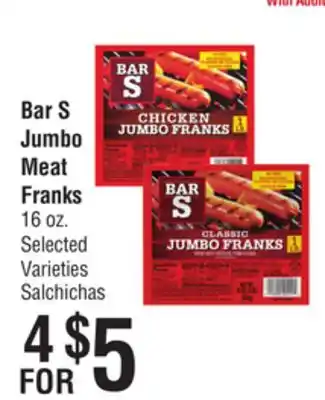 Smart & Final Bar S Jumbo Meat Franks offer