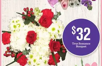 Mariano's True Romance Bouquet offer