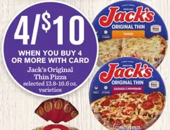 Mariano's Jack's Original Thin Pizza offer