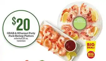Mariano's GRAB & GOurmet Party Pack Shrimp Platters offer