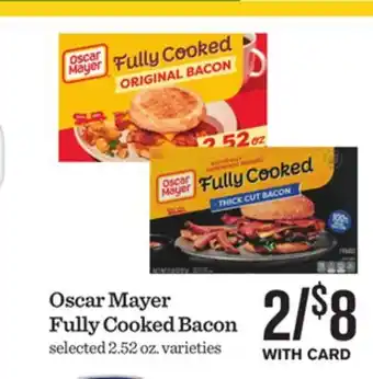 Mariano's Oscar Mayer Fully Cooked Bacon offer