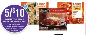 Mariano's Stouffer's or Lean Cuisine Entrée offer