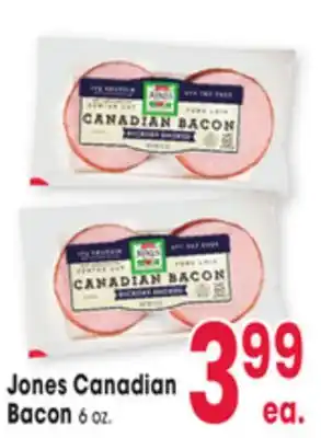 Jewel-Osco Jones Canadian Bacon offer