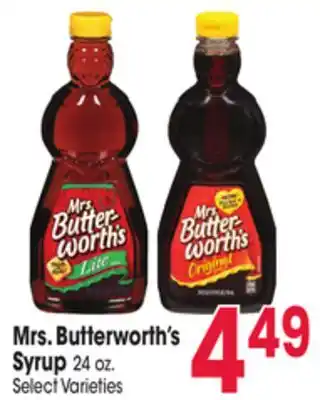 Jewel-Osco Mrs. Butterworth's Syrup offer