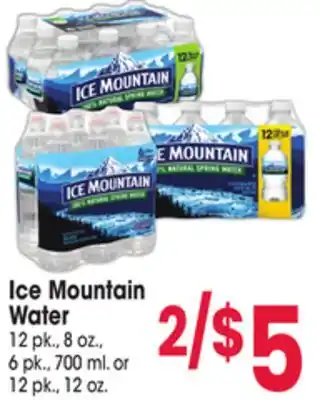 Jewel-Osco Ice Mountain Water offer