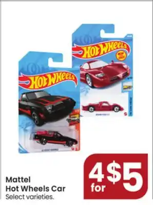 Jewel-Osco Mattel Hot Wheels Car offer