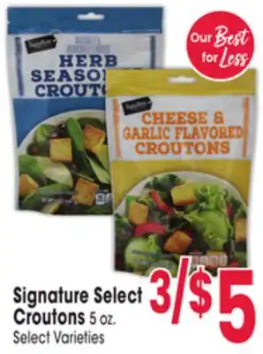 Jewel-Osco Signature Select Croutons offer