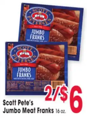 Jewel-Osco Scott Pete's Jumbo Meat Franks offer