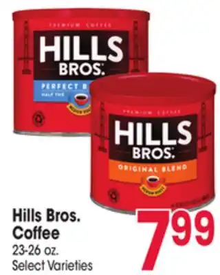 Jewel-Osco Hills Bros. Coffee offer
