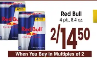 Jewel-Osco Red Bull offer