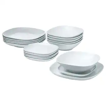 Ikea VÄrdera 18-piece dinnerware set, white offer