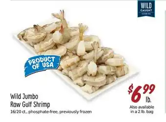 Sprouts Farmers Market Wild Jumbo Raw Gulf Shrimp offer