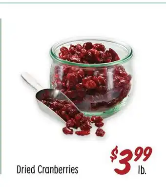 Sprouts Farmers Market Dried Cranberries offer