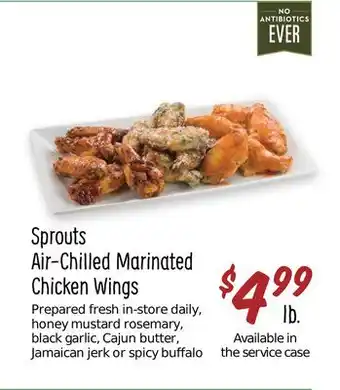 Sprouts Farmers Market Sprouts Air-Chilled Marinated Chicken Wings offer