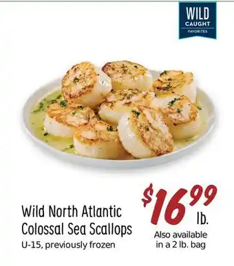 Sprouts Farmers Market Wild North Atlantic Colossal Sea Scallops offer