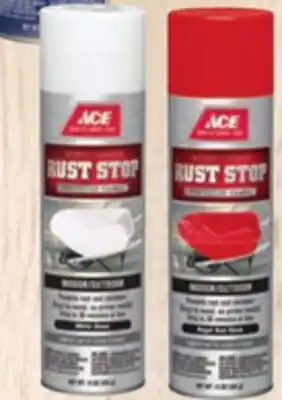 Ace Hardware Ace Rust Stop Spray Paint 15 Oz offer