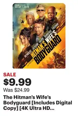 Best Buy The Hitman's Wife's Bodyguard [Includes Digital Copy] [4K Ultra HD Blu-ray/Blu-ray] [2021] offer
