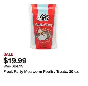 Tractor Supply Company Flock Party Mealworm Poultry Treats, 30 oz offer
