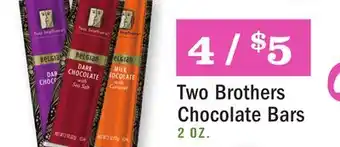 Heinen's Two Brothers Chocolate Bars offer