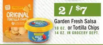 Heinen's Garden Fresh Salsa 16 oz. or Tortilla Chips 14 oz offer