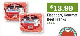 Heinen's Eisenberg Gourmet Beef Franks offer