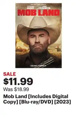 Best Buy Mob Land [Includes Digital Copy] [Blu-ray/DVD] [2023] offer