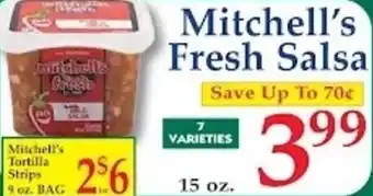 Market Basket Mitchell's Fresh Salsa offer