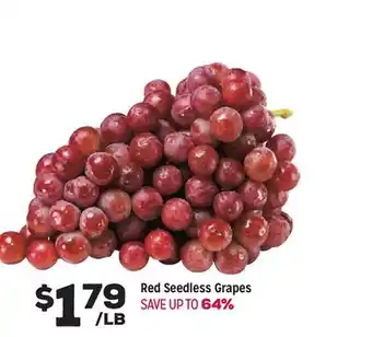 Grocery Outlet Red Seedless Grapes offer