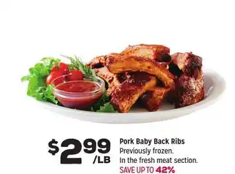 Grocery Outlet Pork Baby Back Ribs offer