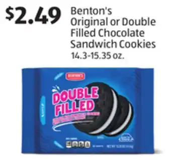 Aldi Benton's Original or Double Filled Chocolate Sandwich Cookies offer