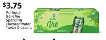 Aldi PurAqua Belle Vie Sparkling Flavored Water offer
