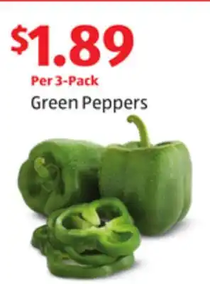 Aldi Green Peppers offer