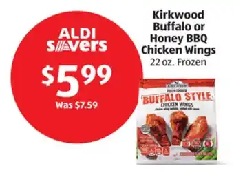 Aldi Kirkwood Buffalo or Honey BBQ Chicken Wings offer