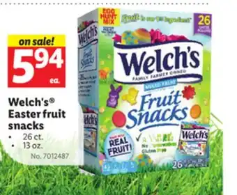 Lidl Welch's Easter fruit snacks offer