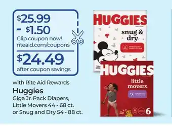 Rite Aid Huggies offer