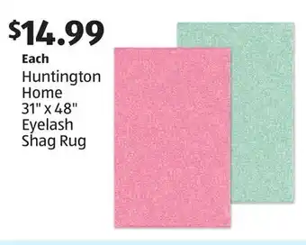 Aldi Huntington Home 31 x 48 Eyelash Shag Rug offer