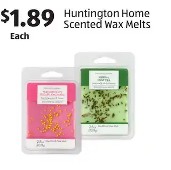Aldi Huntington Home Scented Wax Melts offer