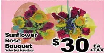 Superior Grocers Sunflower Rose Bouquet offer