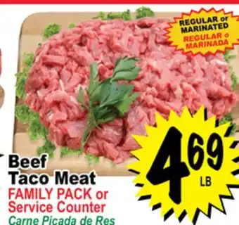 Superior Grocers Beef Taco Meat offer